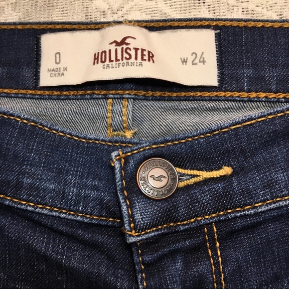 Hollister Dark Denim Jean Shorts - Picture 2 of 7